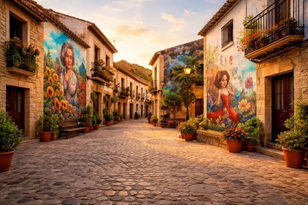 8 pueblos de España con arte urbano que merecen una escapada: murales, rutas y fotos