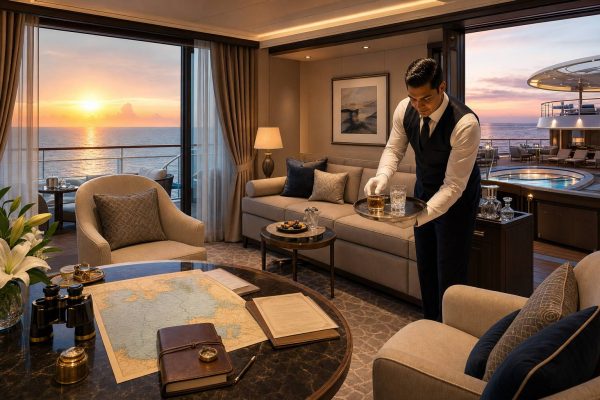 Cómo elegir un crucero de lujo en 2027: navieras premium, categorías de suite, propinas y extras que marcan la diferencia