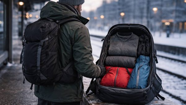 Viajar ligero en invierno: sistema de capas y checklist de equipaje para no facturar